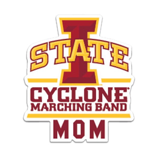 Cyclone Marching Band Mom Rugged Sticker (3.5 in)